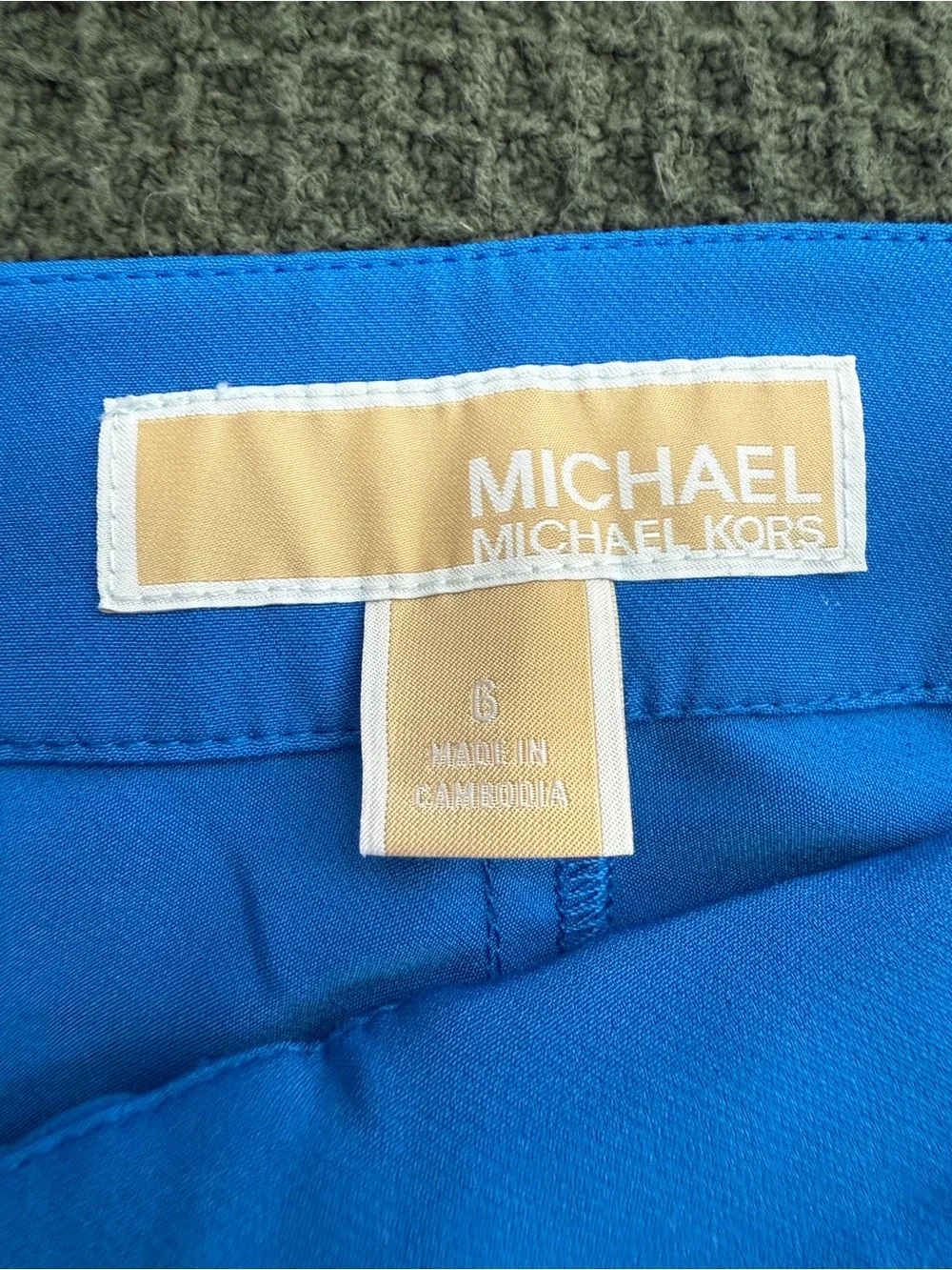Michael Kors Cobalt Blue Cropped Pants